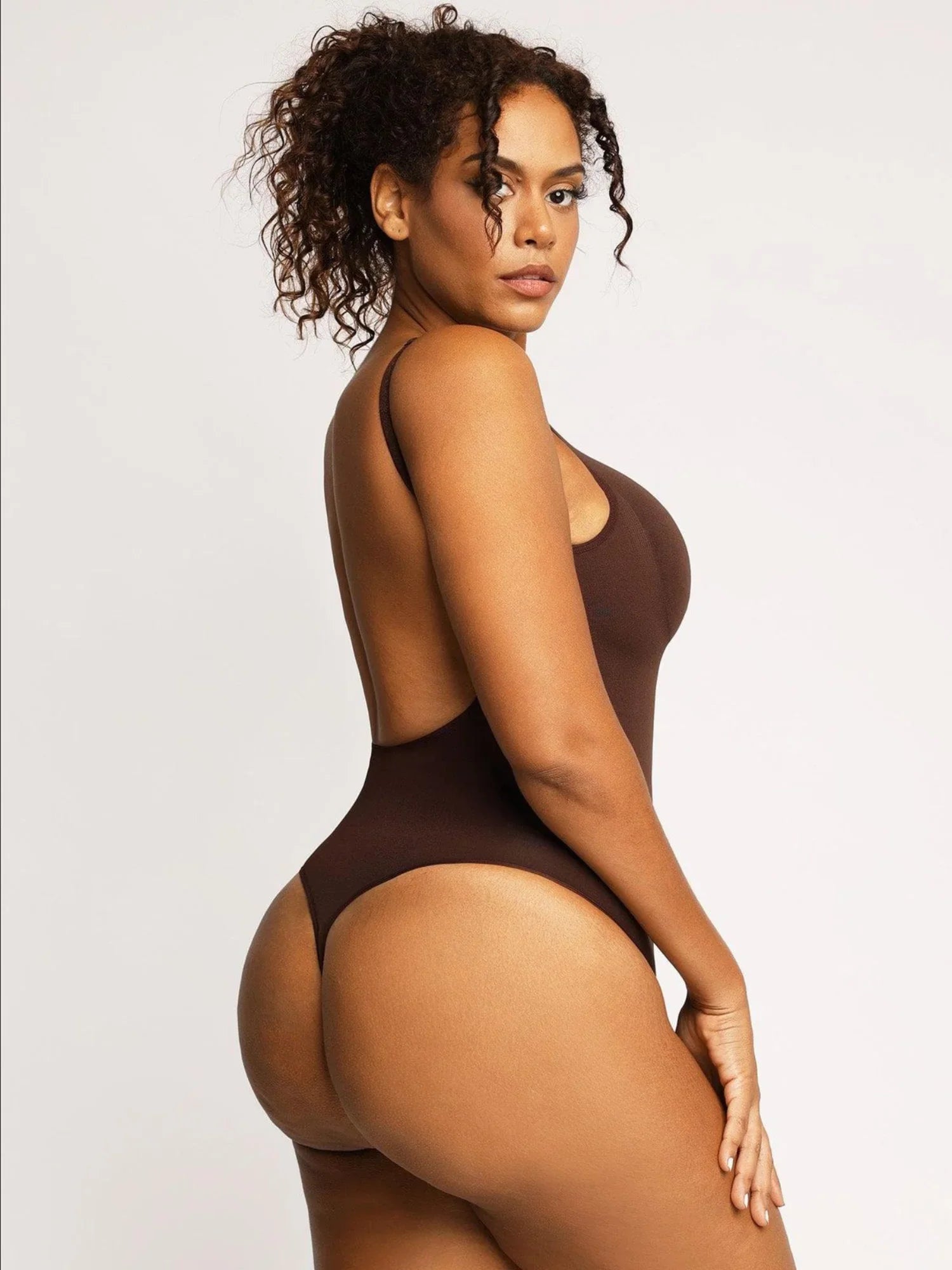 Slim Shape Open-Back Shapewear Bodysuit