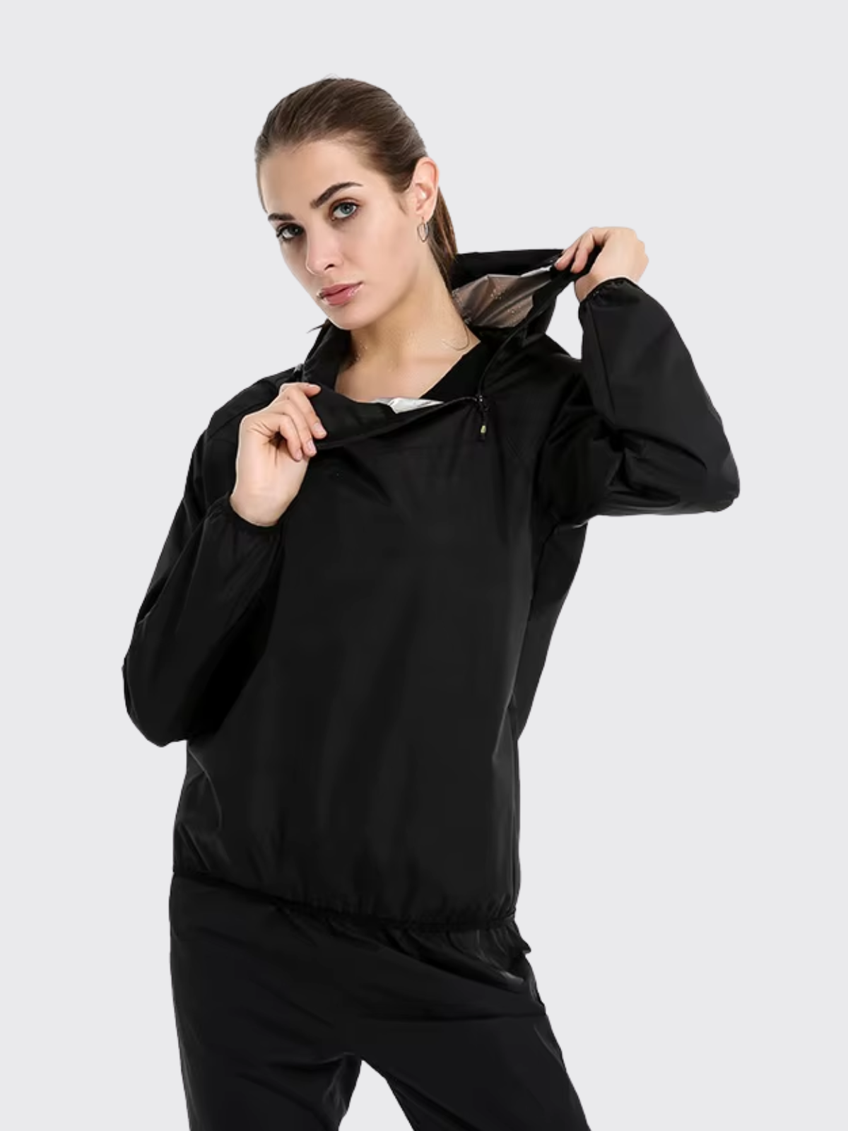 ThermoFit™ Jacket – Black Edition | Sweat-Boost