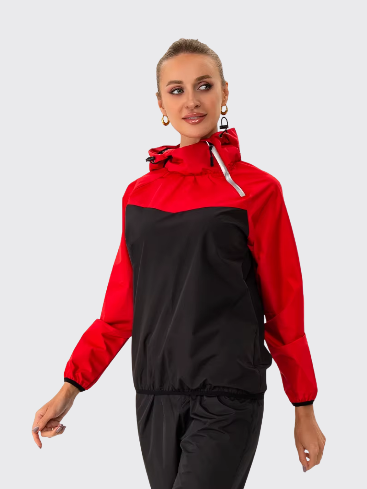 ThermoFit™ Jacket – Red Edition | Sweat-Boost
