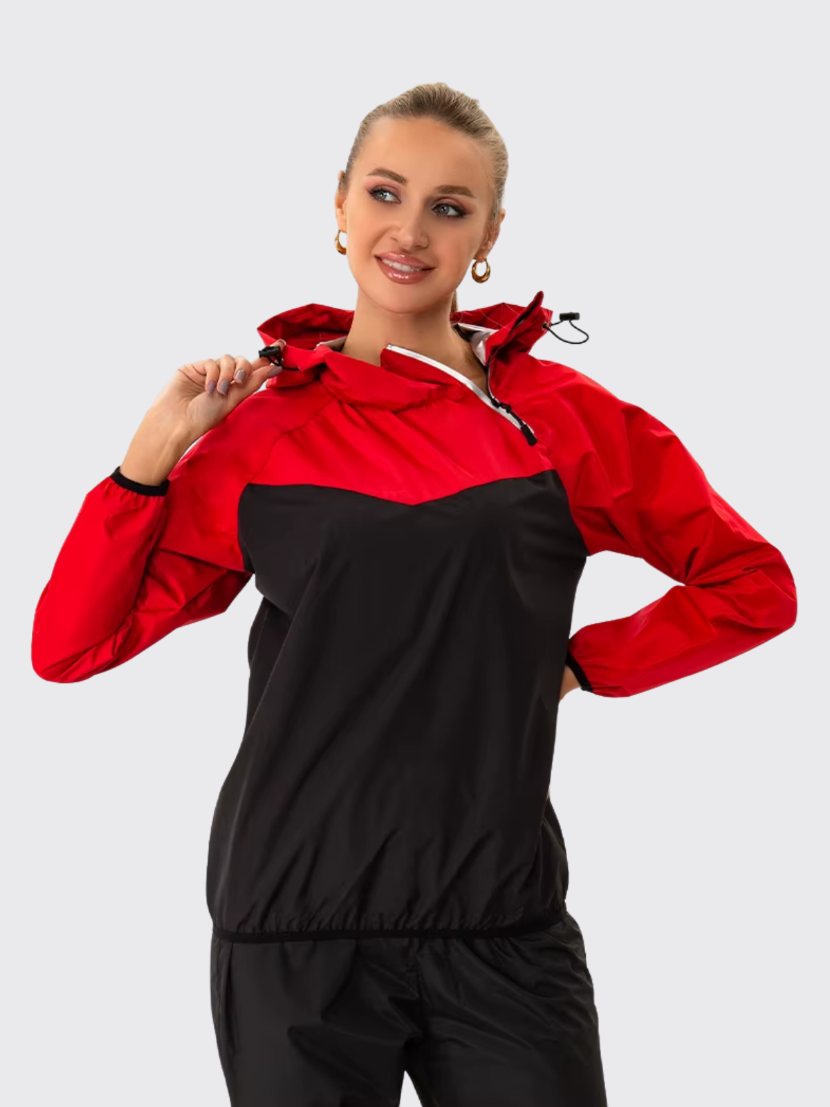 ThermoFit™ Jacket – Red Edition | Sweat-Boost