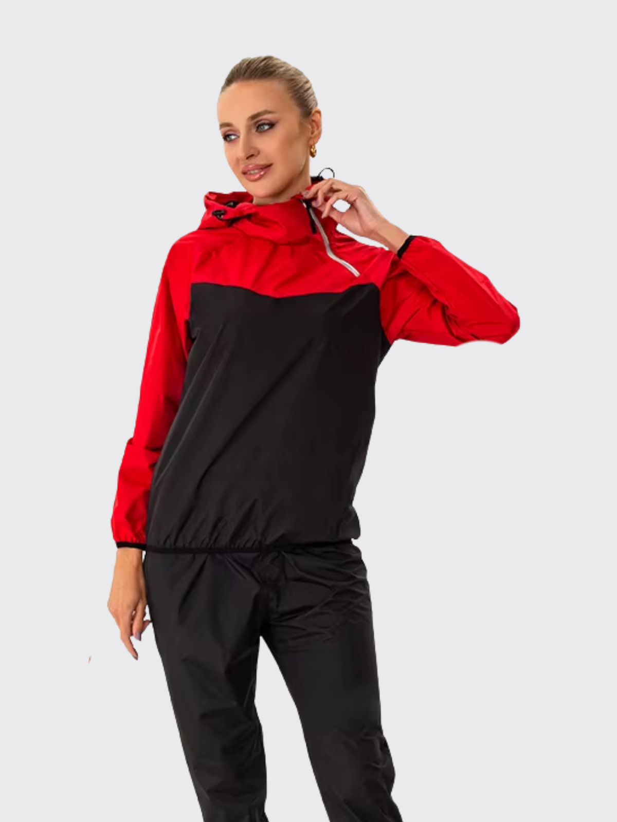 ThermoFit™ Jacket – Red Edition | Sweat-Boost
