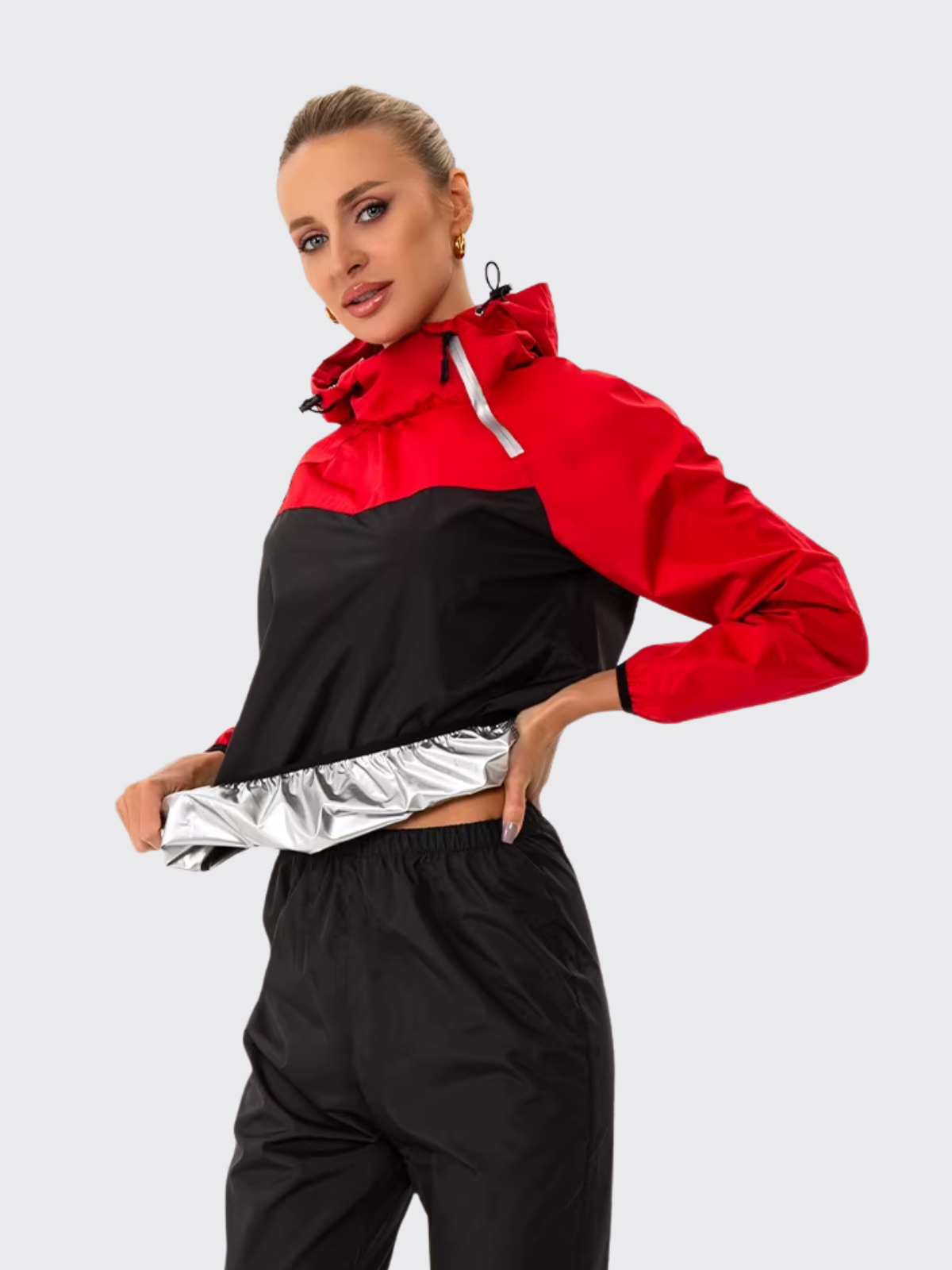 ThermoFit™ Jacket – Red Edition | Sweat-Boost